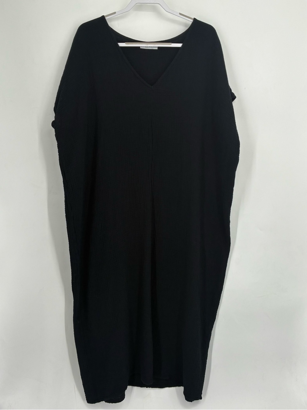 Bryn Walker Medium Cotton Gauze Oversized Shirt Dress Lagenlook Boxy Summer